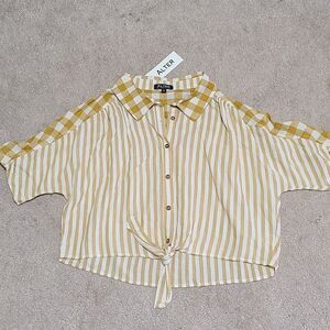 Alter MX Gingham top